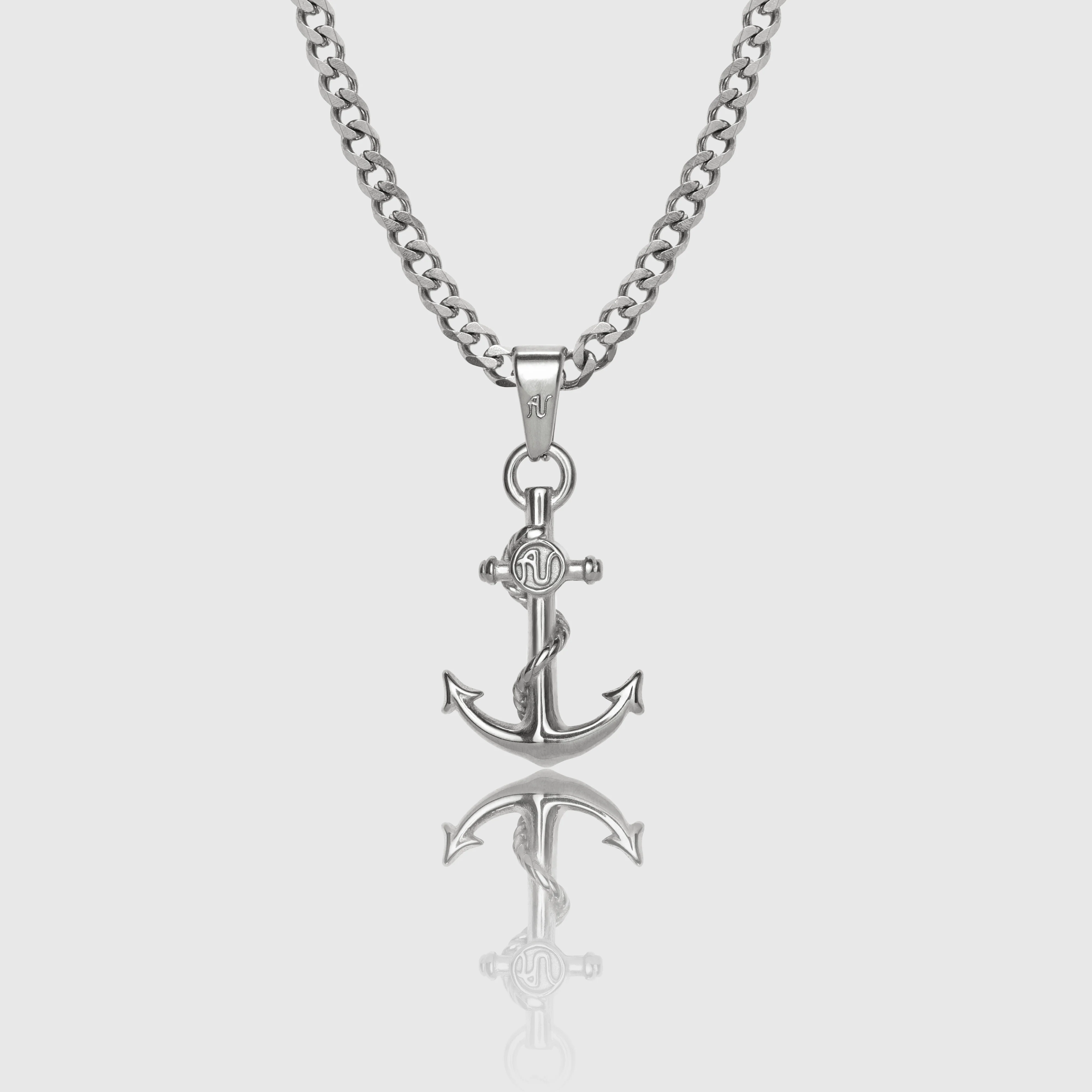 Anchor Necklace - Silver