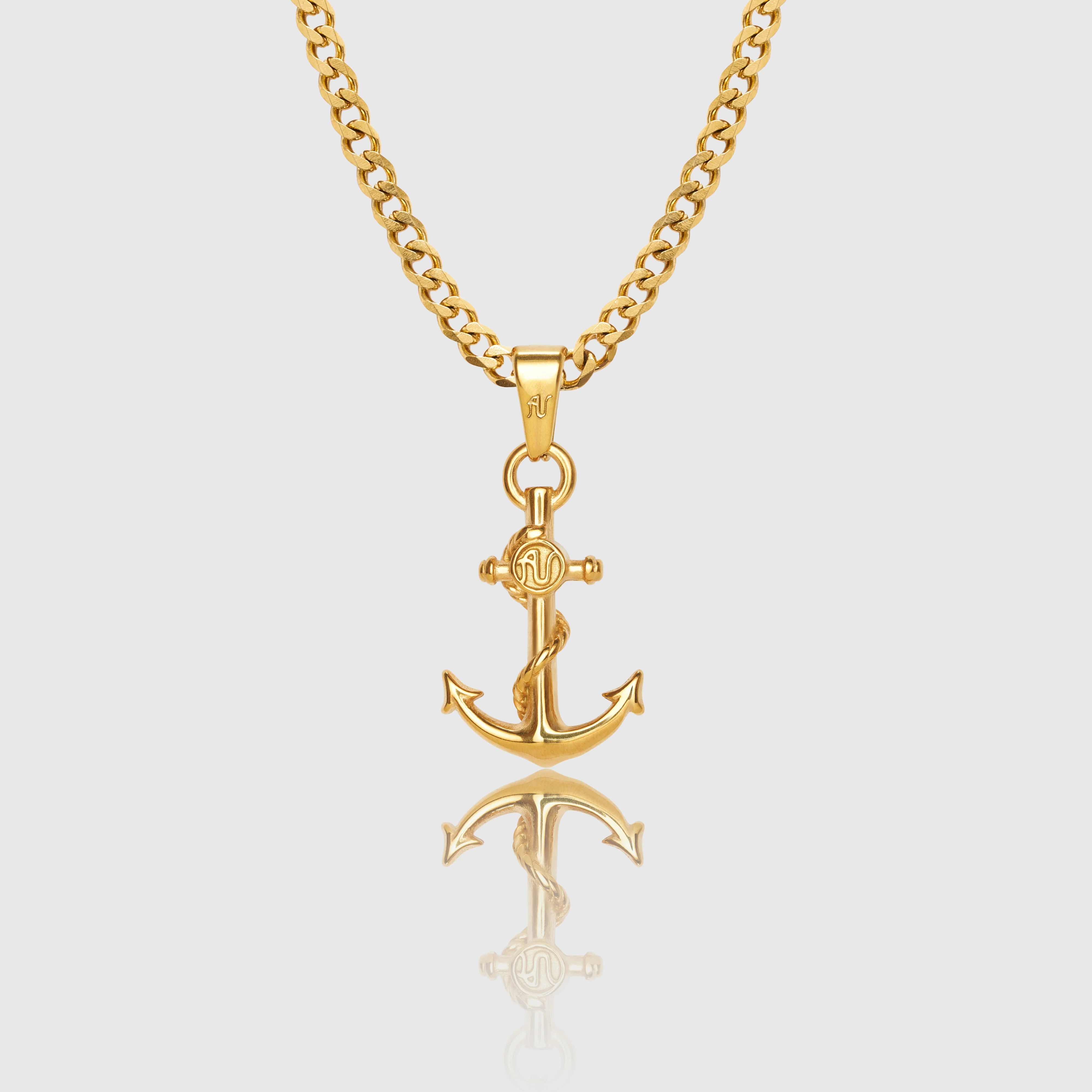 Anchor Necklace - Gold