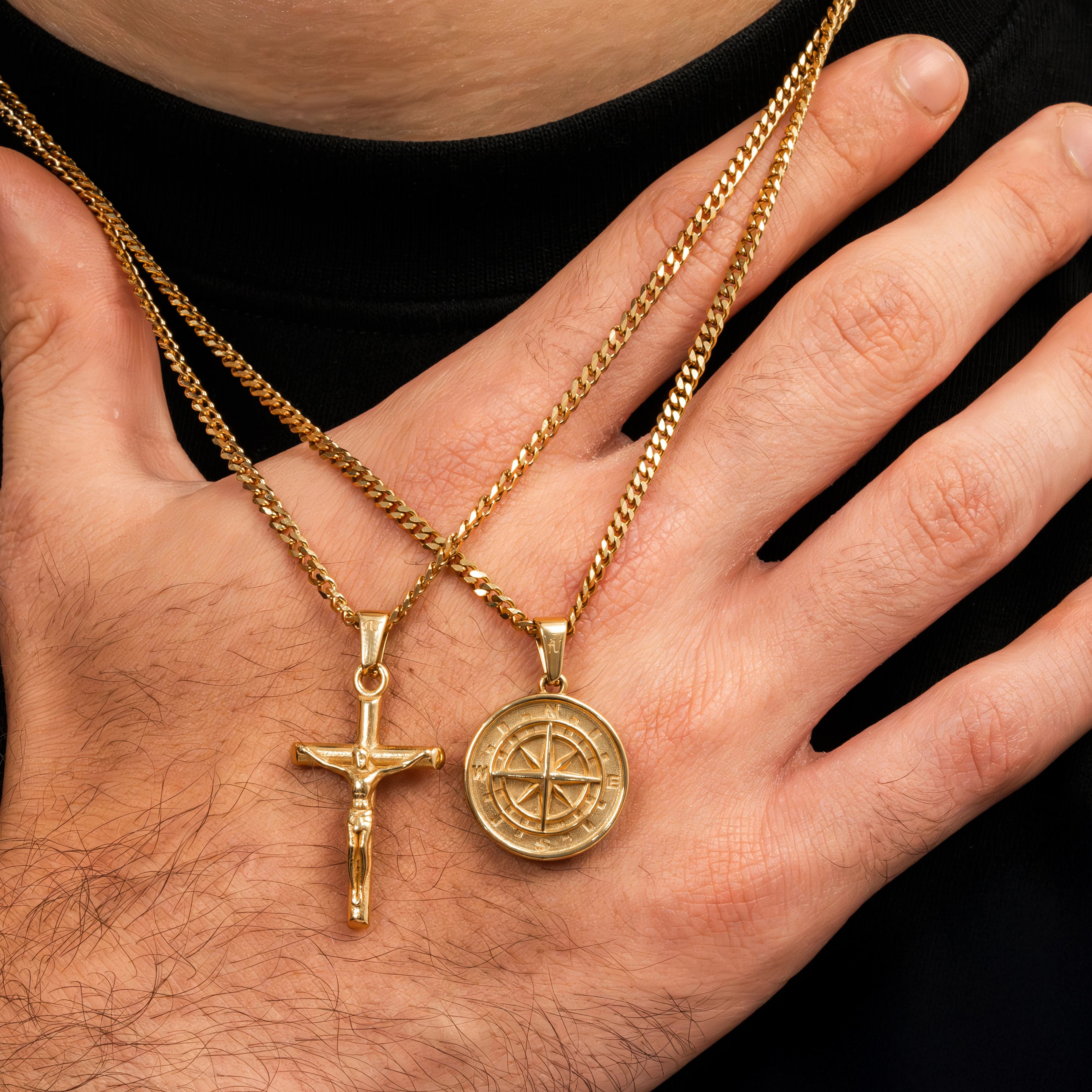 Gold Cross x Compass Bundle - Image 4