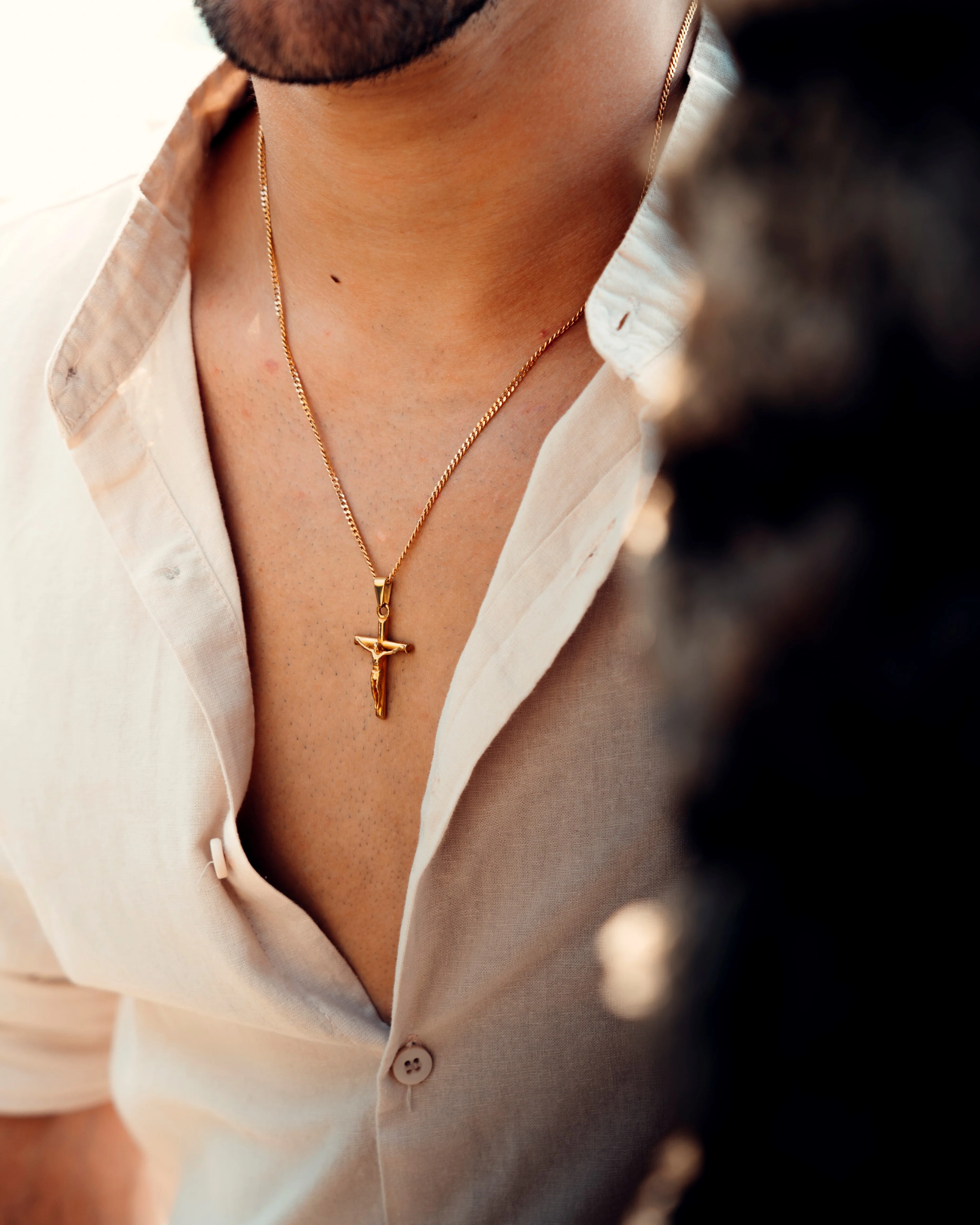 Gold Cross Necklace - Image 5