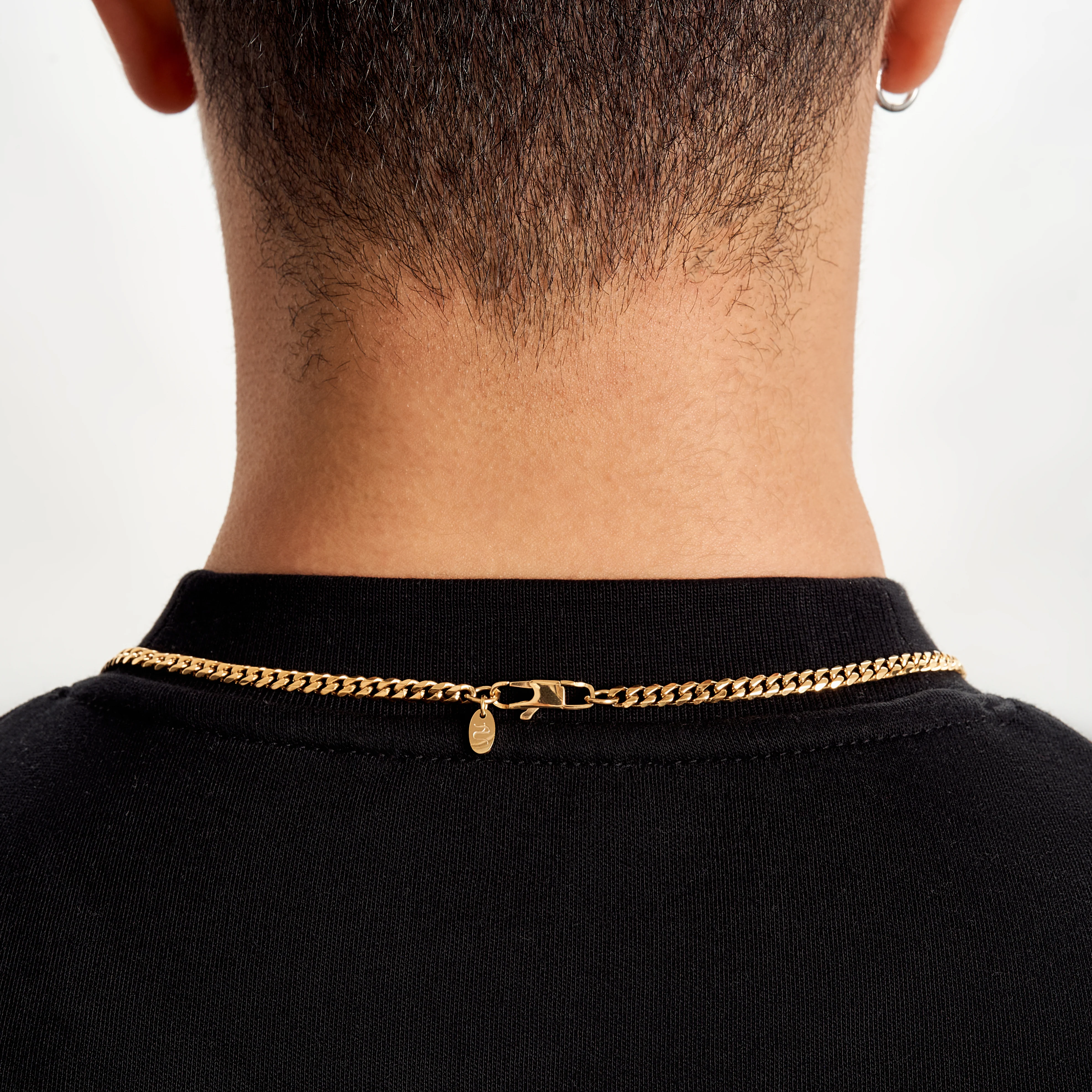 Gold Cuban Link Chain - 4 mm - Image 4