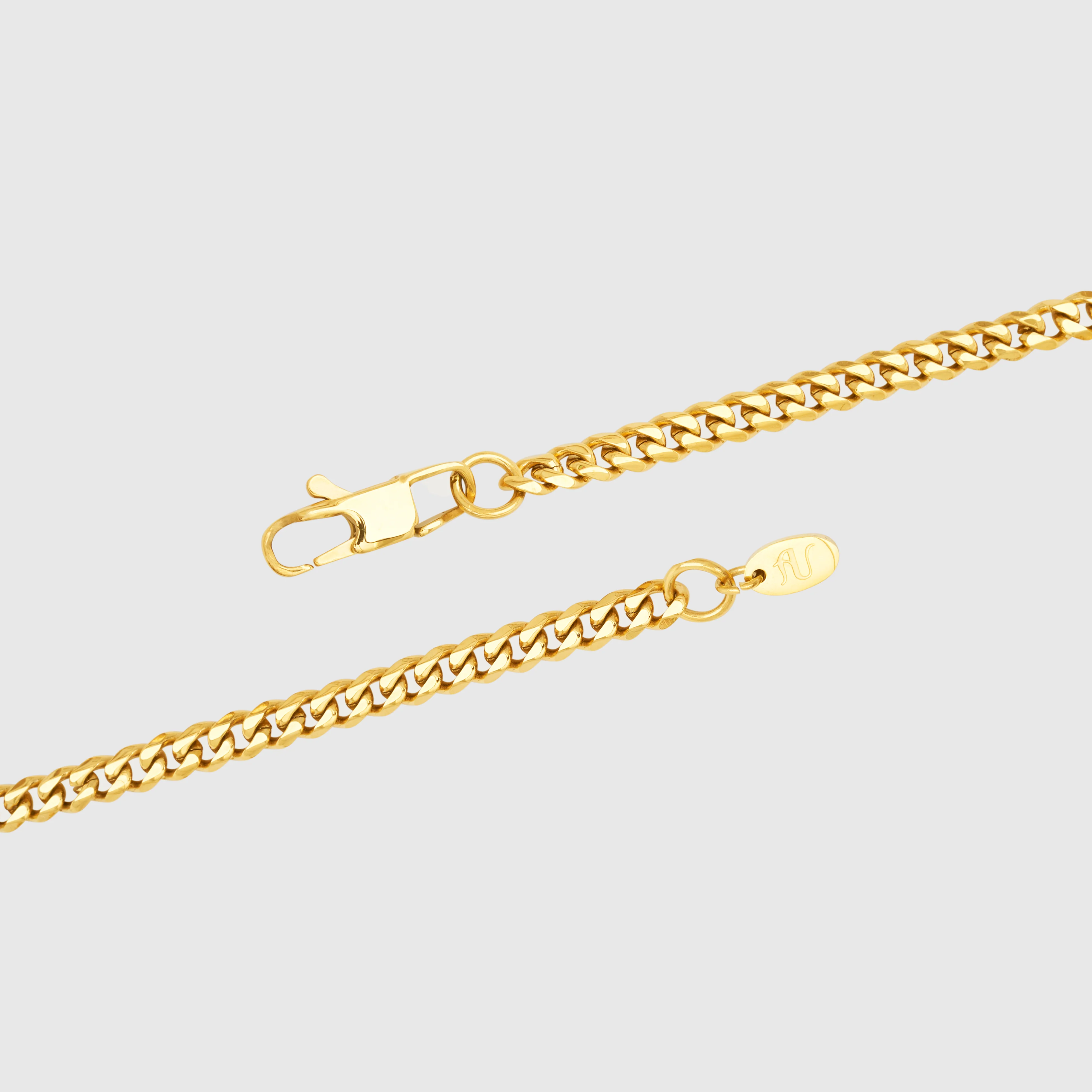 Gold Cuban Link Chain - 4 mm - Image 5