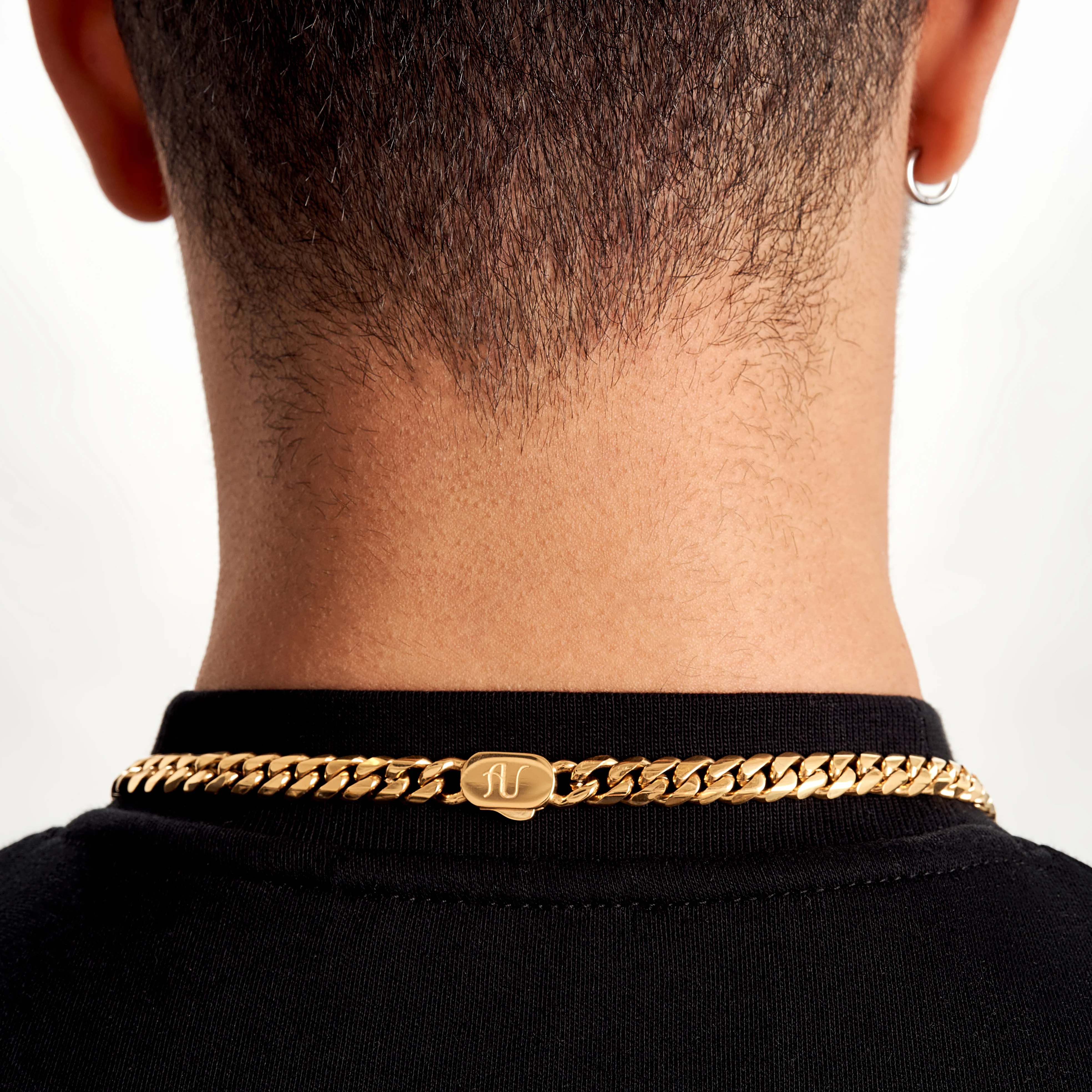 Gold Cuban Link Chain - 8 mm - Image 4