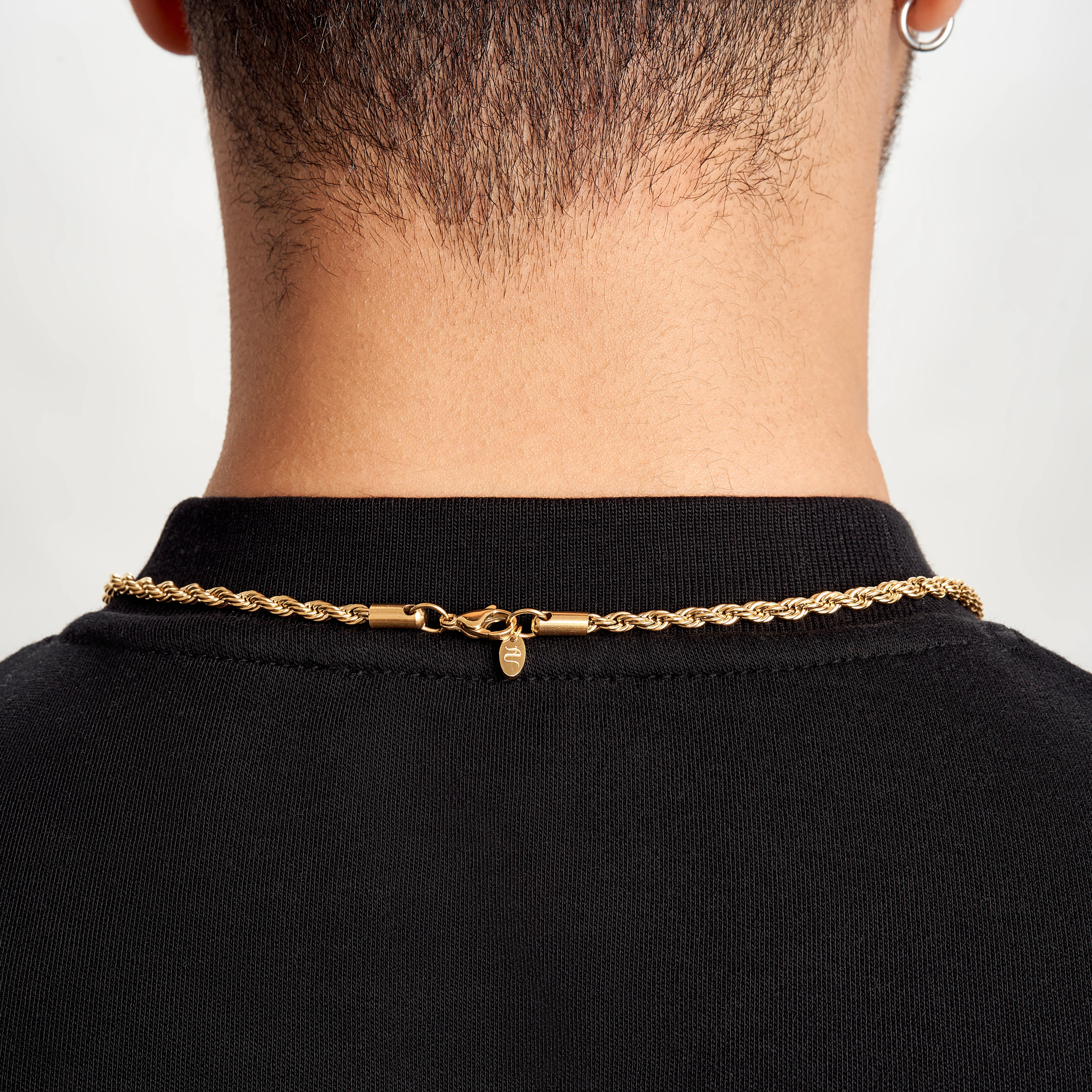 Gold St Christopher Necklace - Image 4