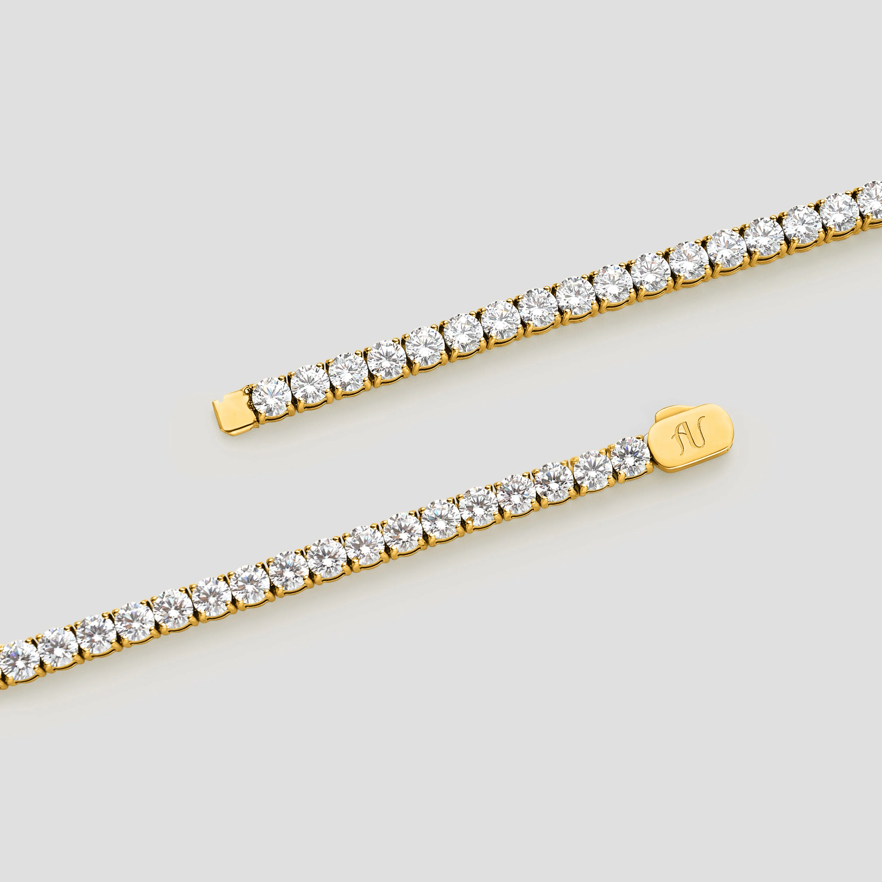 Gold Tennis Chain - 5 mm - Image 4