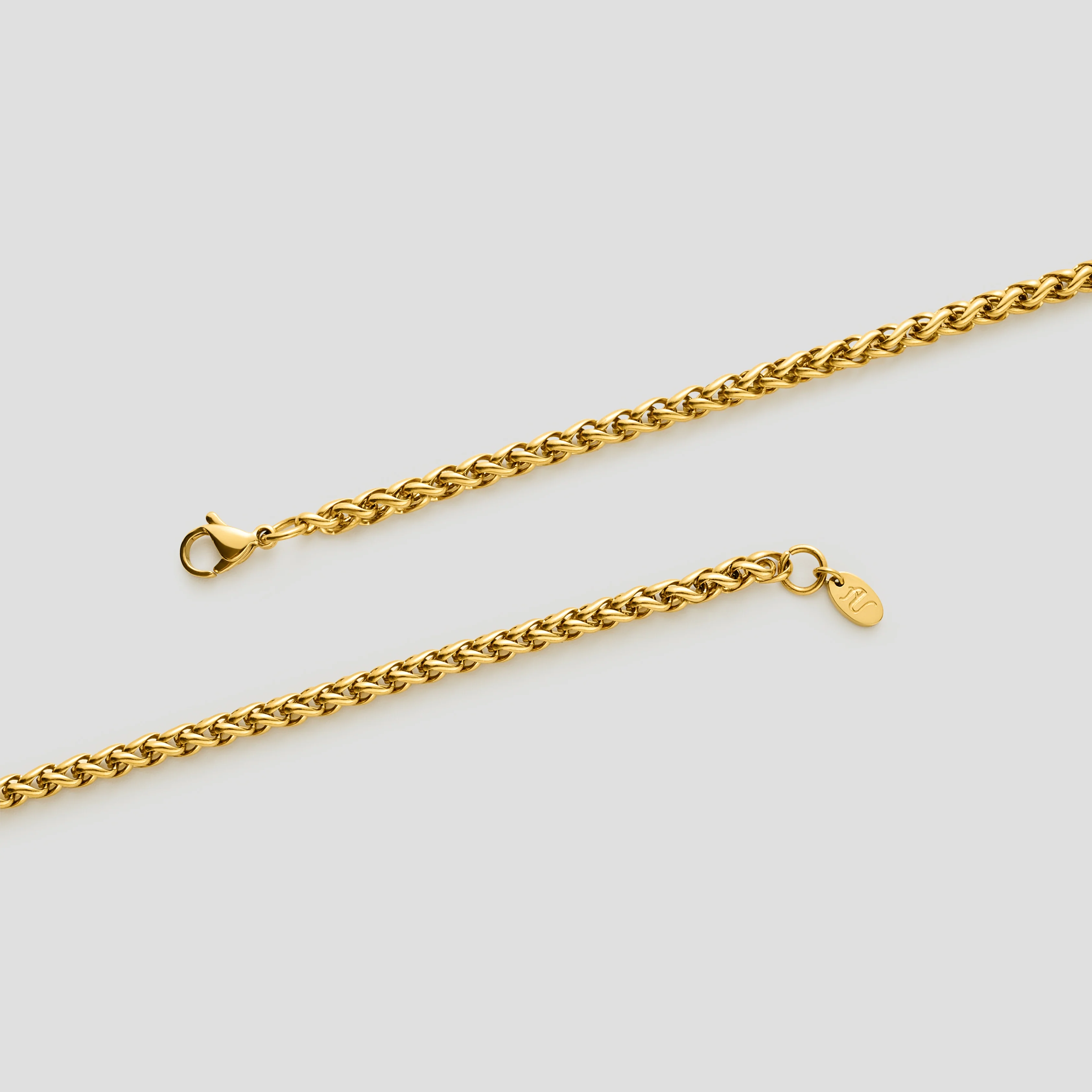 Gold Wheat Chain - 4 mm - Image 4