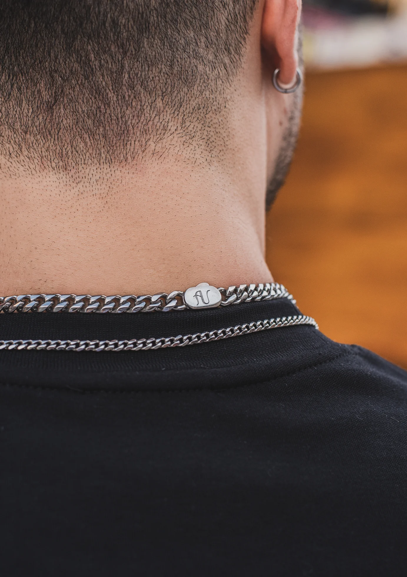 Silver Cuban Link Chain - 4 mm - Image 8
