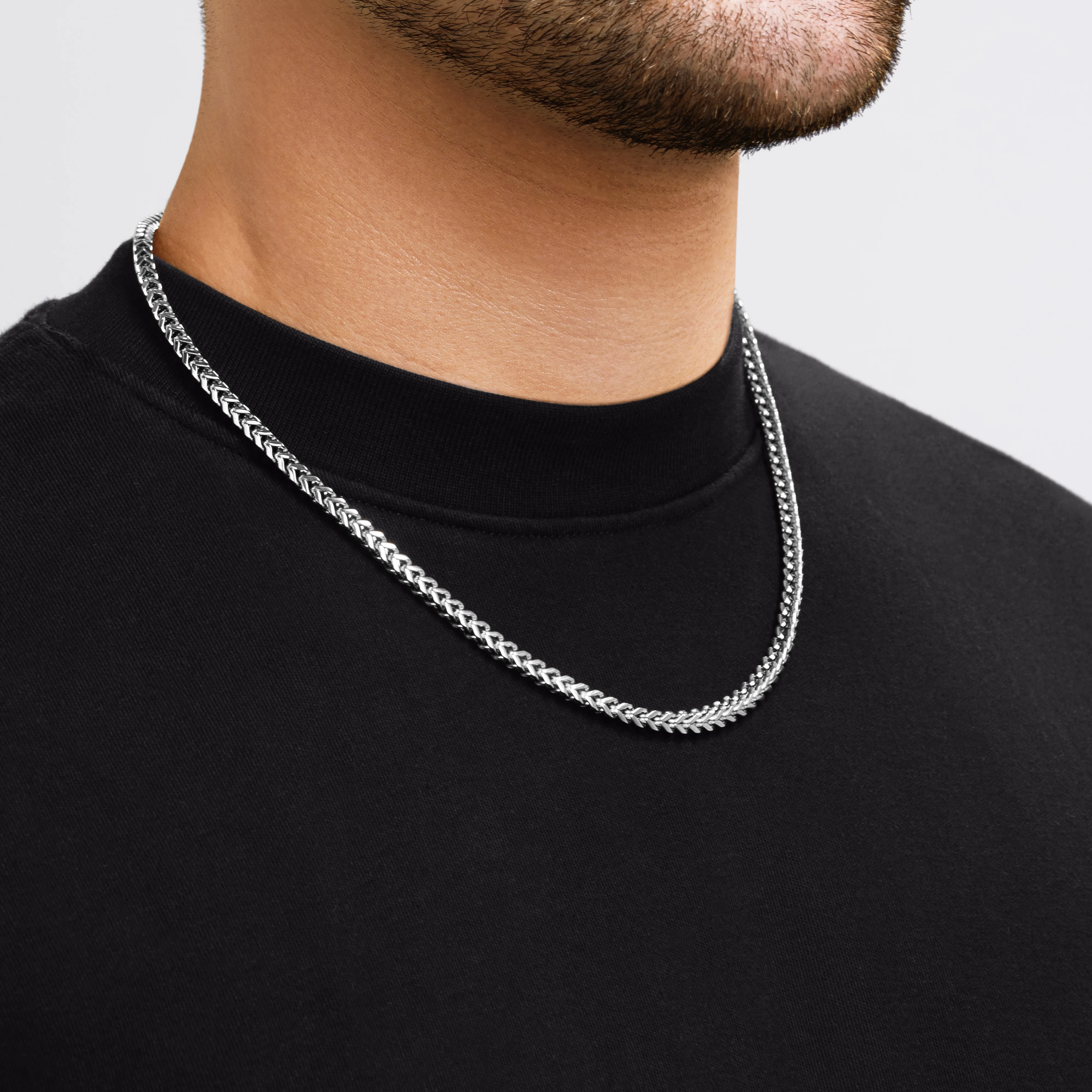 Silver Flower Basket Chain - 4 mm - Image 3