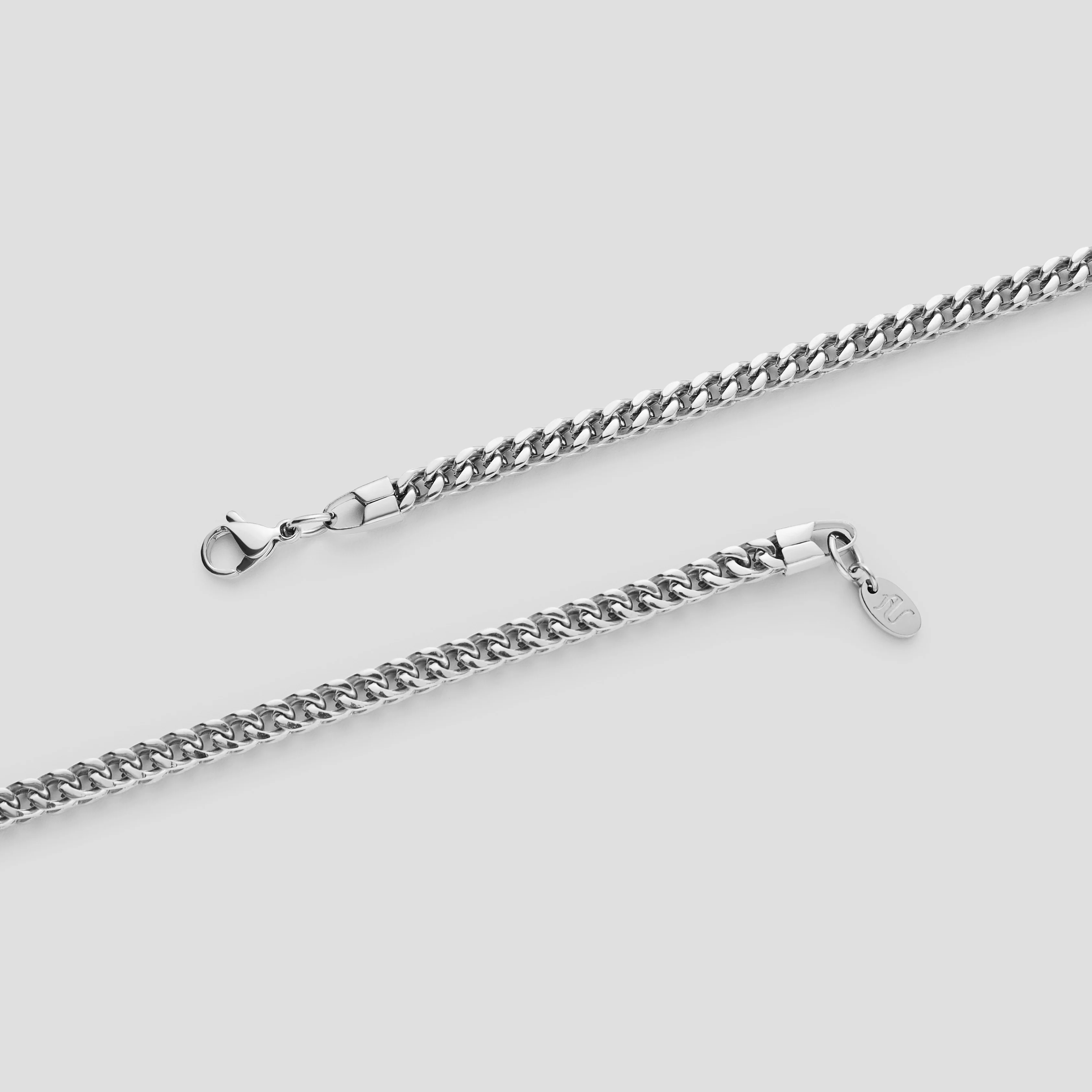 Silver Flower Basket Chain - 4 mm - Image 4