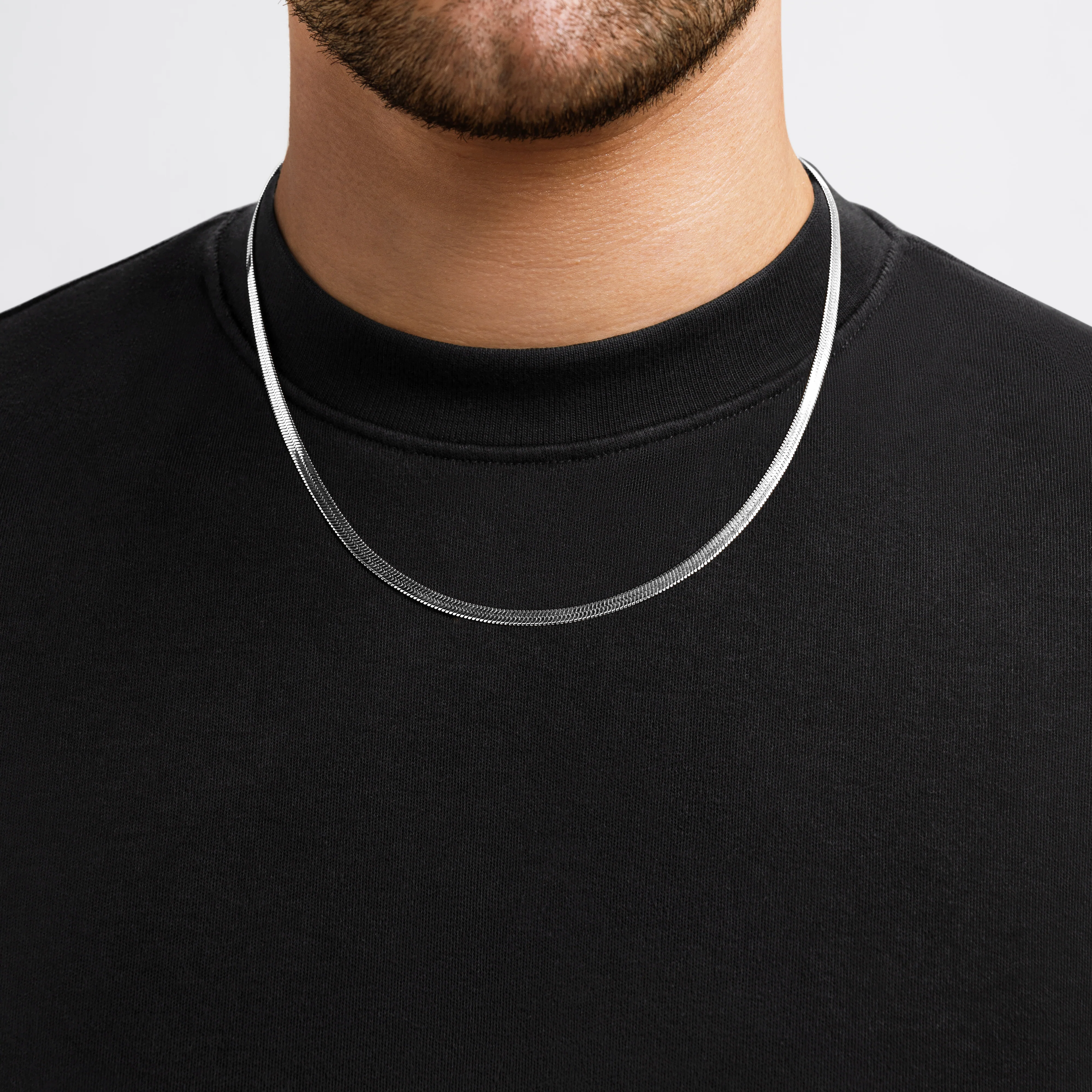 Silver Snake Chain - 3.2 mm - Image 2