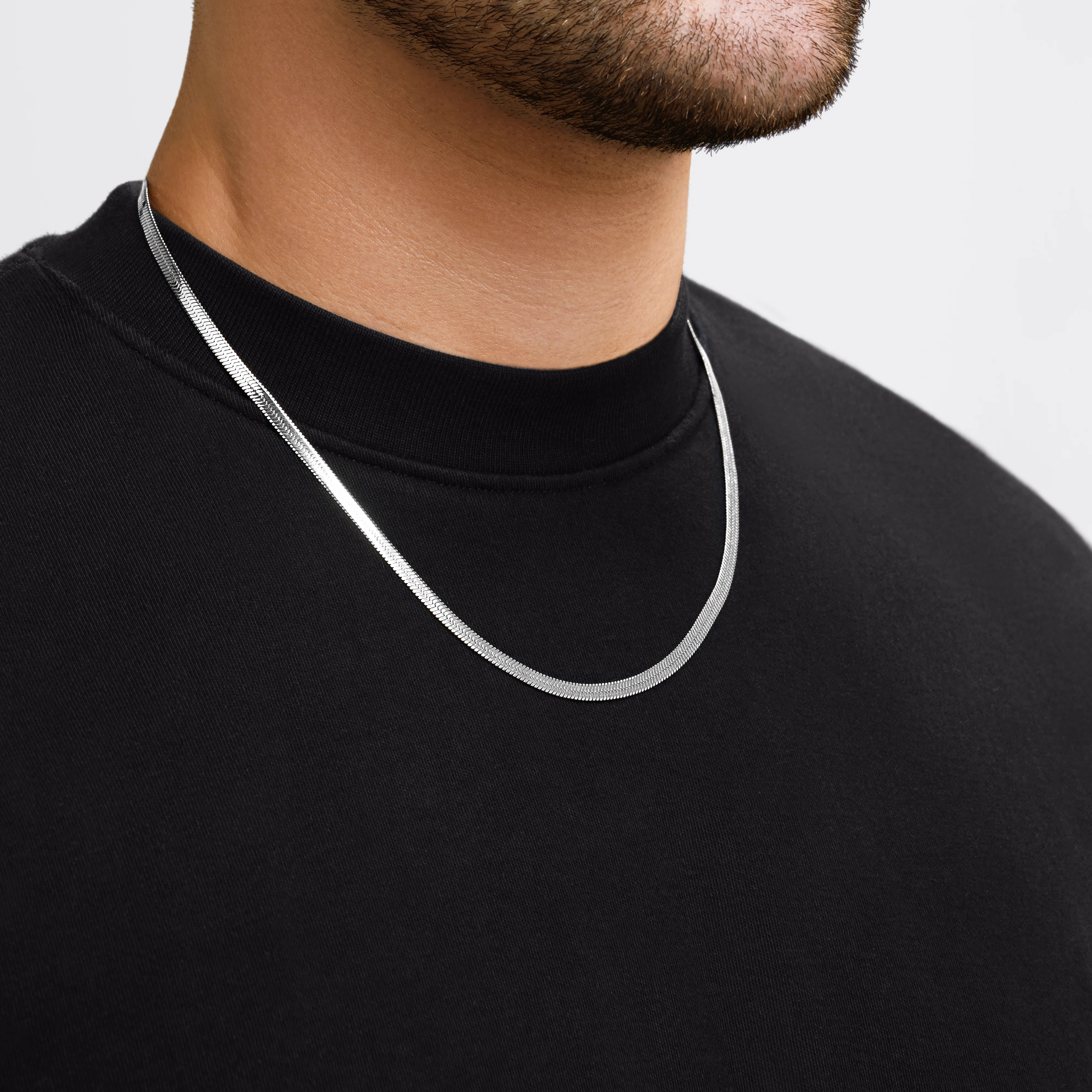 Silver Snake Chain - 3.2 mm - Image 3