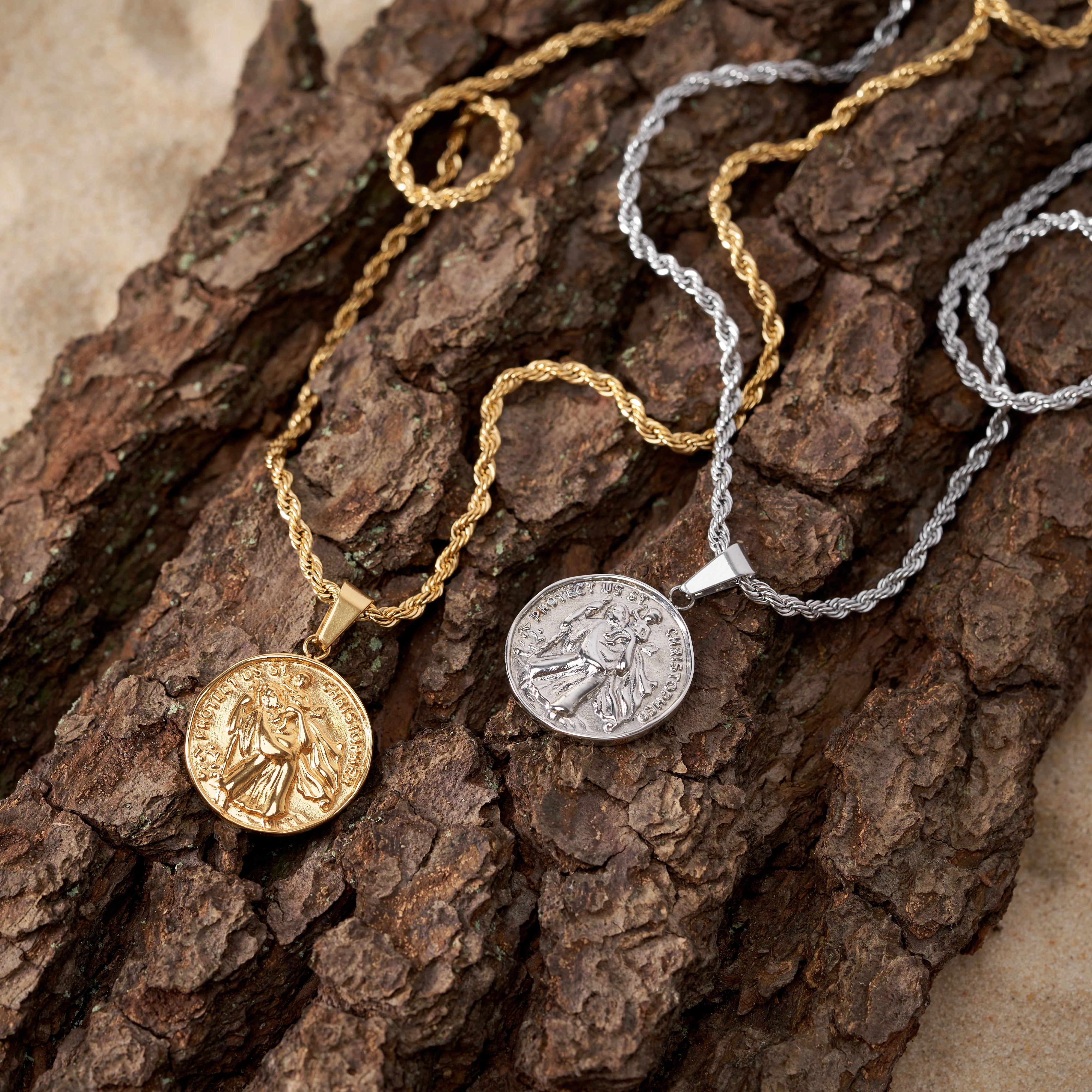 Silver St Christopher Necklace - Image 5