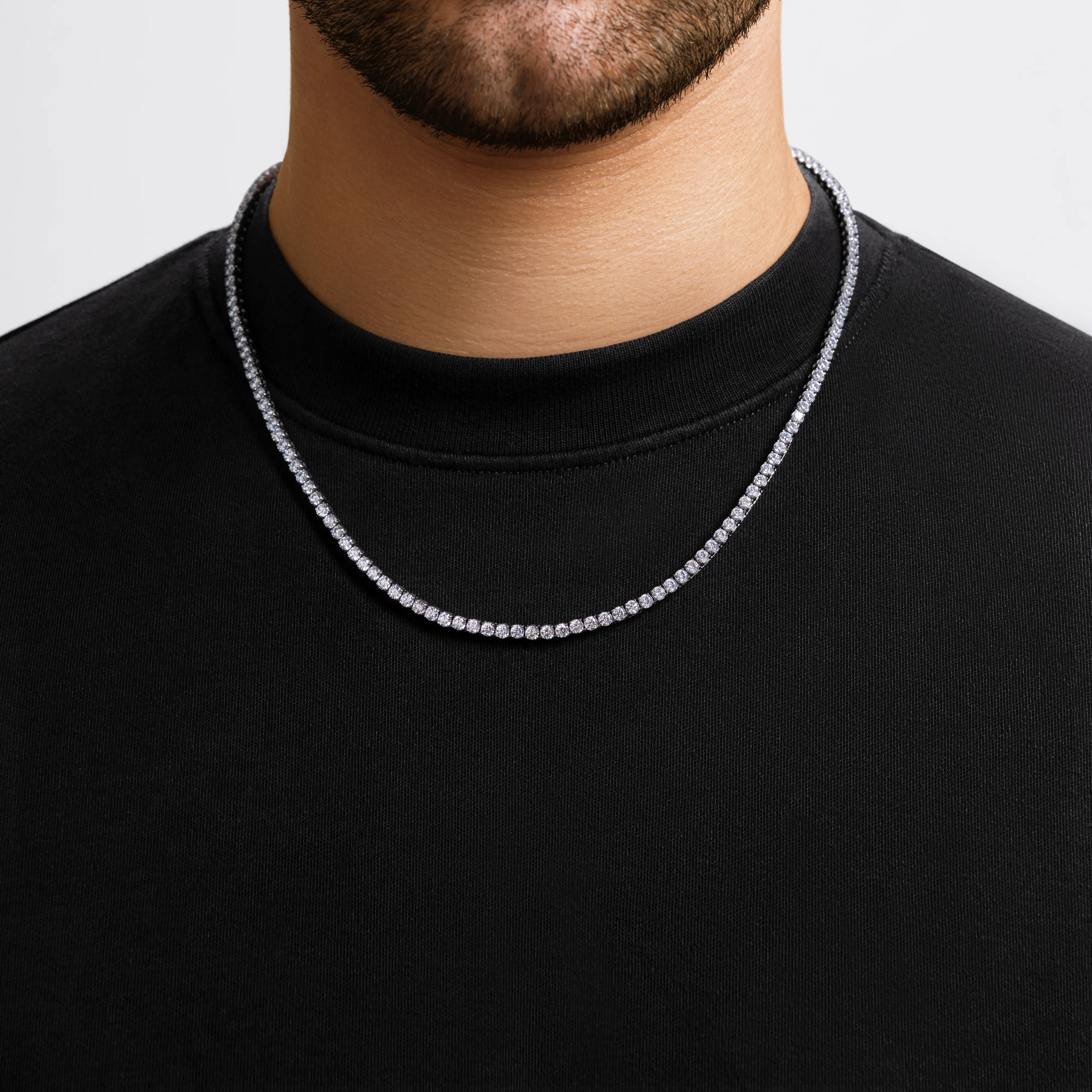 Silver Tennis Chain - 3 mm