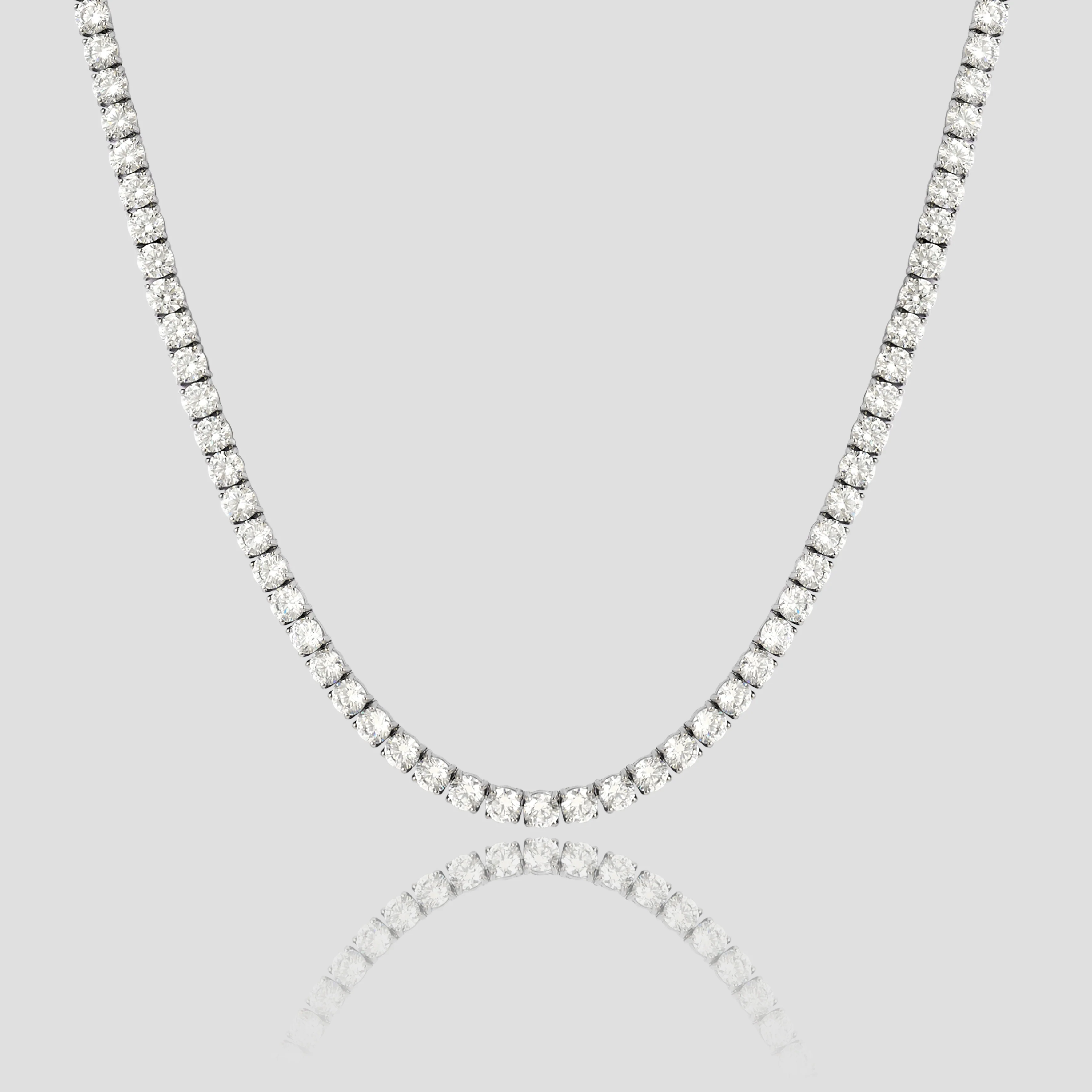 Silver Tennis Chain - 5 mm