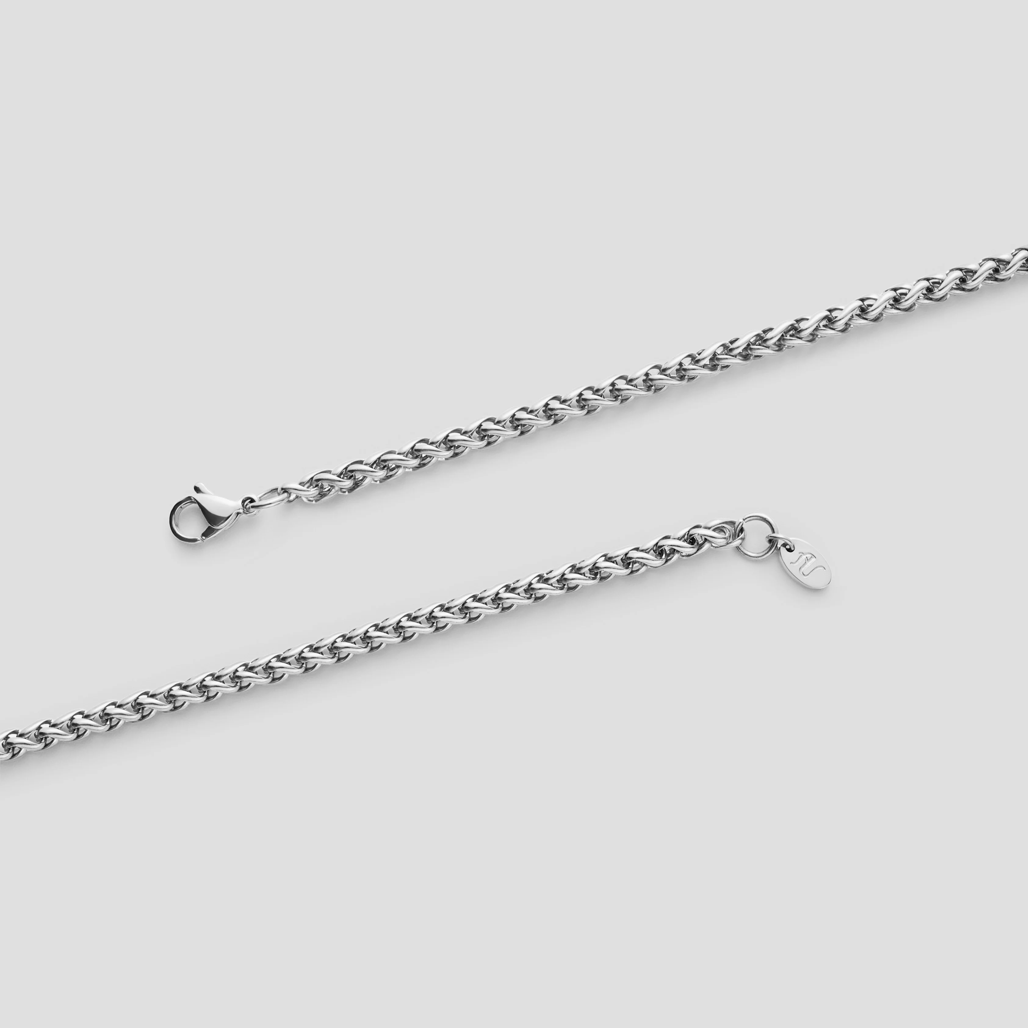 Silver Wheat Chain - 4 mm - Image 4