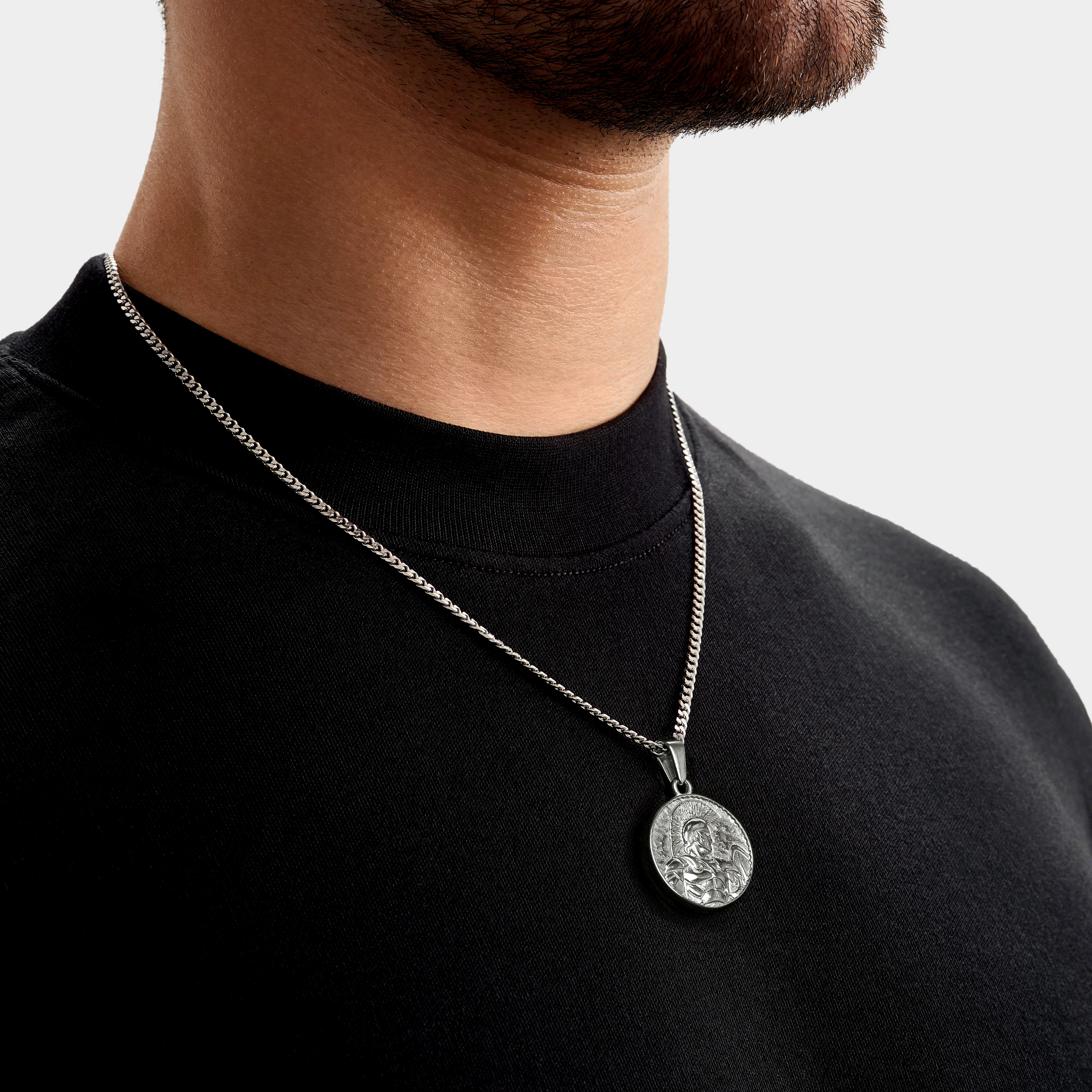 Spartan Necklace - Silver - Image 4