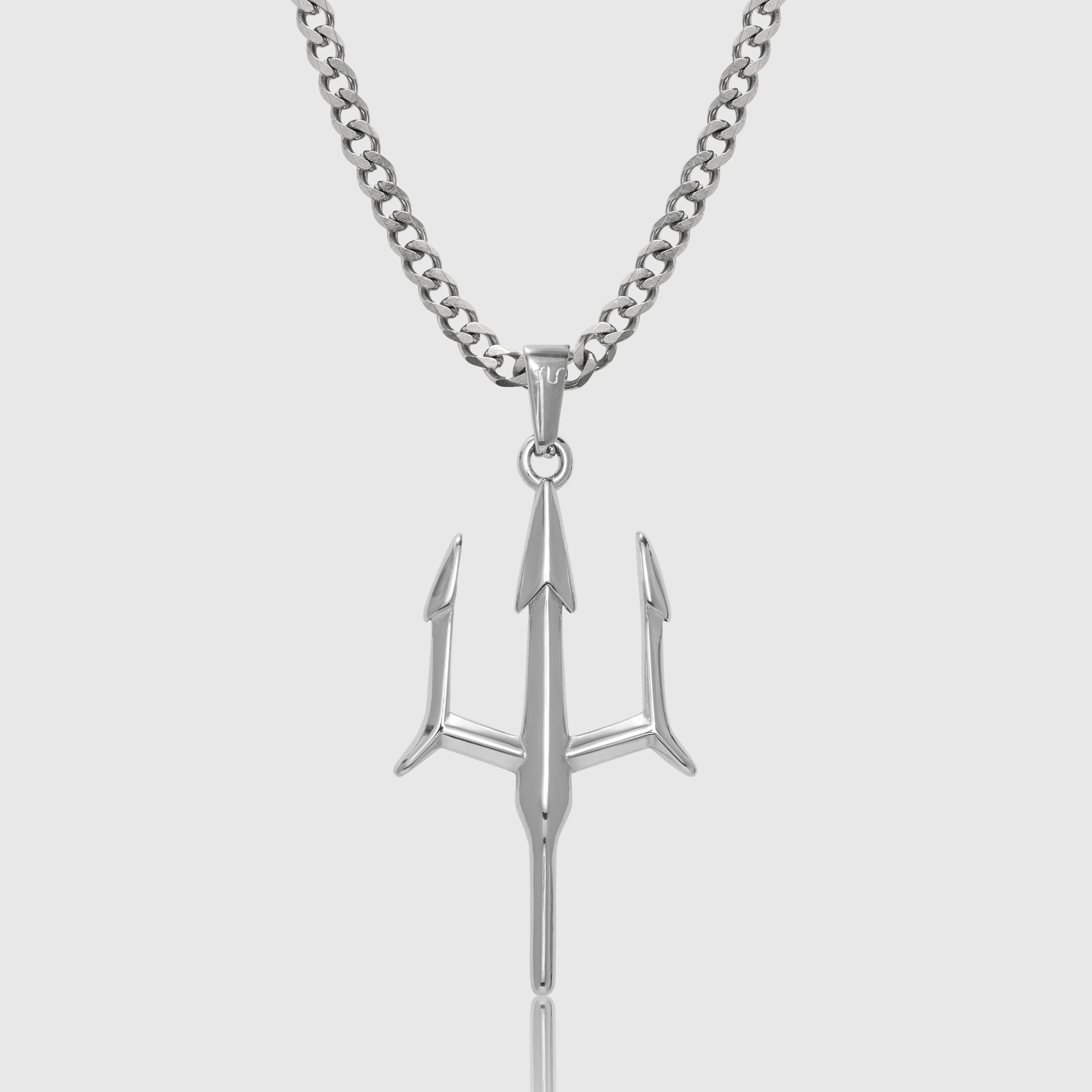 Trident Necklace - Silver